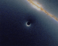 Black hole lensing web.gif