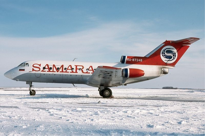 Soubor:Samara Airlines Yakovlev Yak-40 Faeberg.jpg
