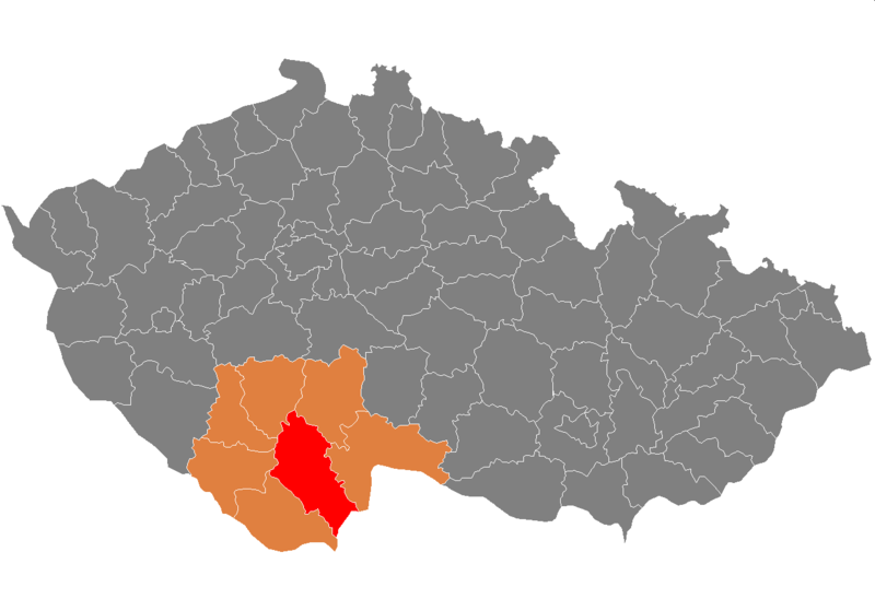 Soubor:Map CZ - district Ceske Budejovice.PNG