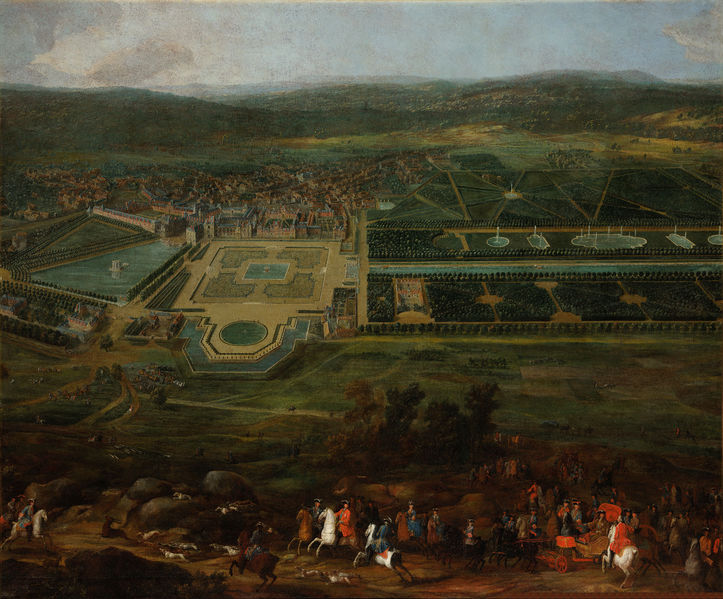 Soubor:Pierre-Denis Martin - View of the Château de Fontainebleau - Google Art Project.jpg