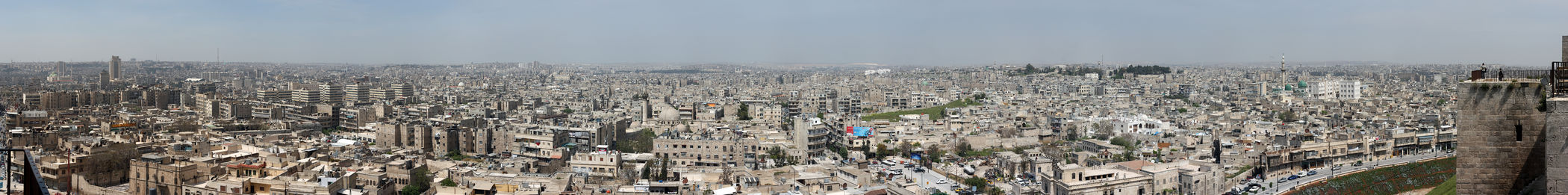 Panorama krásného Aleppa