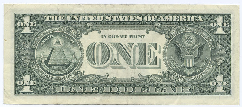 Soubor:United States one dollar bill, reverse.jpg