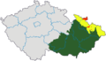 Země Moravskoslezská na mapě dnešního Česka.png