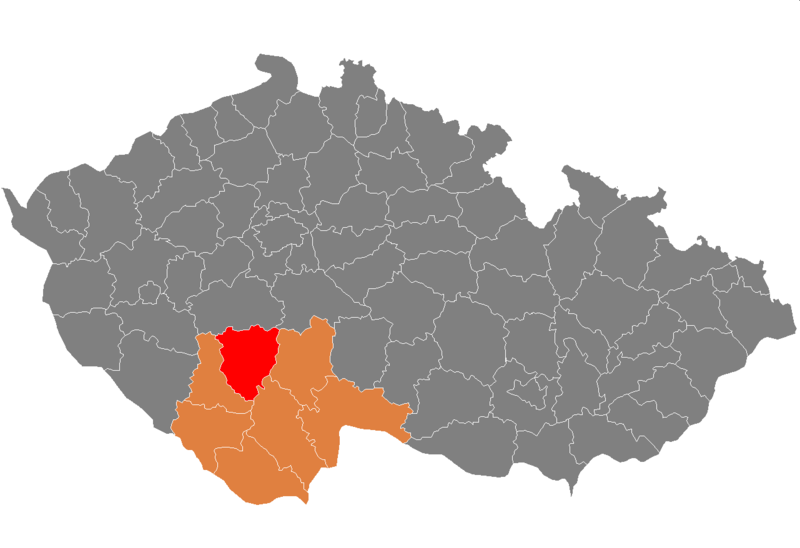 Soubor:Map CZ - district Pisek.PNG