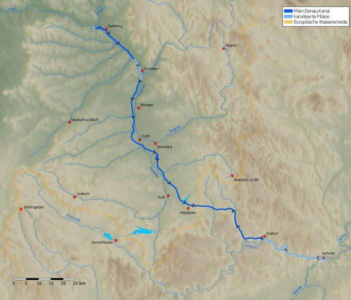 Soubor:Main-Donau-Kanal-Karte.jpg