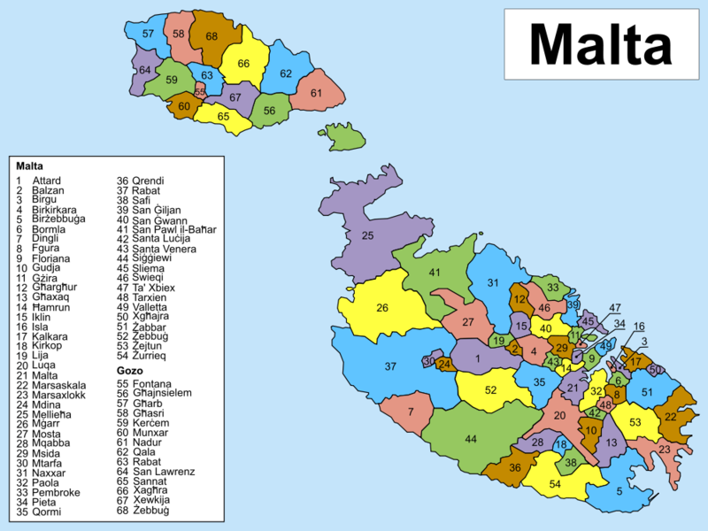 Soubor:Malta - administrative division.png