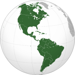 Mapa členských států OAS
