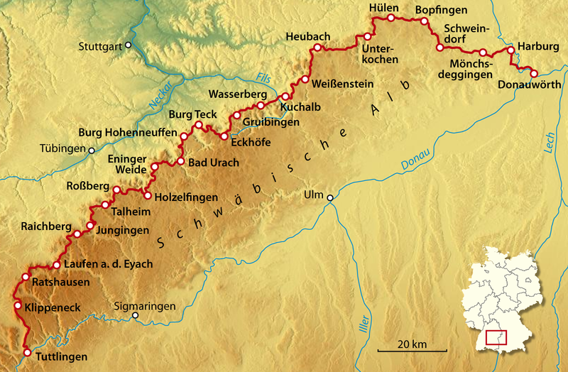 Soubor:Karte Schwäbische-Alb-Nordrand-Weg.png