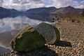 "Hundred Year Stone" and the Cat Bells ridge - geograph.org.uk - 763384.jpg