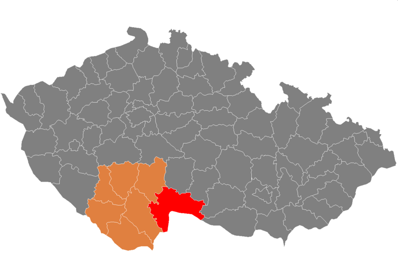 Soubor:Map CZ - district Jindrichuv Hradec.PNG