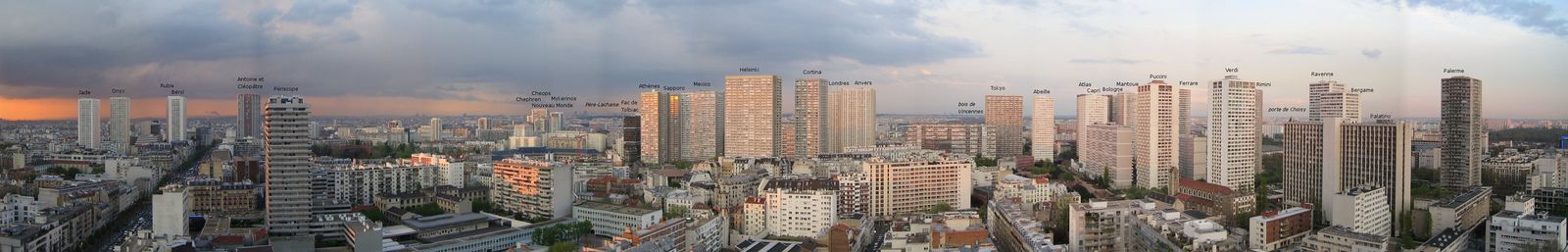 Panorama 13. obvodu