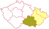 Poloha brněnské diecéze v rámci moravské církevní provincie
