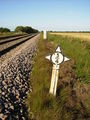 3-4 Marker on the Scarborough to York railway line - geograph.org.uk - 545653.jpg