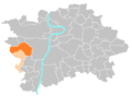 Location map municipal district Prague - Praha 13.PNG