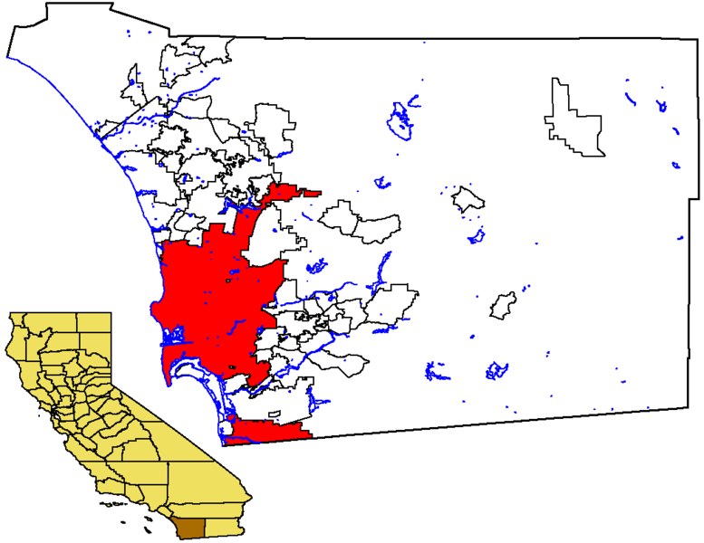 Soubor:SD in SD County map.png