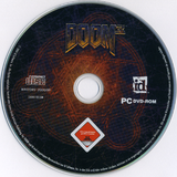 Snímek originálního CD počítačové hry Doom 3