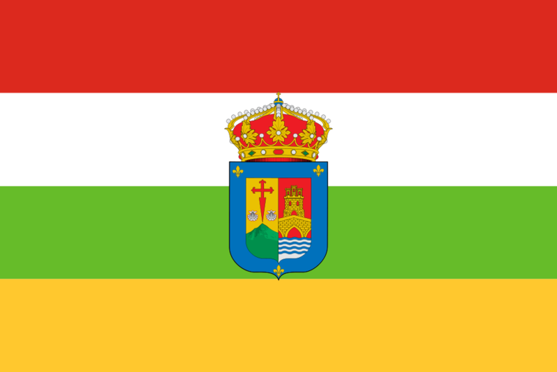 Soubor:Flag of La Rioja (with coat of arms).png
