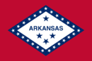 Vlajka amerického státu Arkansas