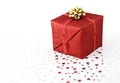 Red Christmas present on white background.jpg