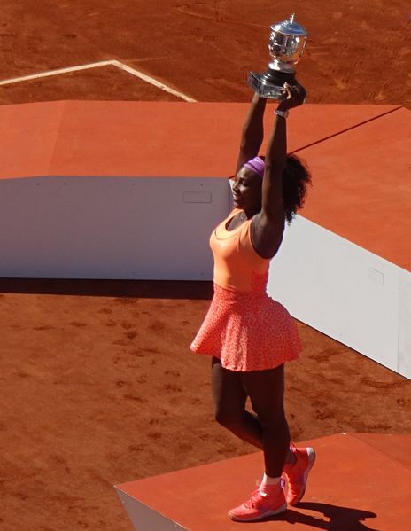 Soubor:Serena Williams Won Roland Garros in 2015.JPG
