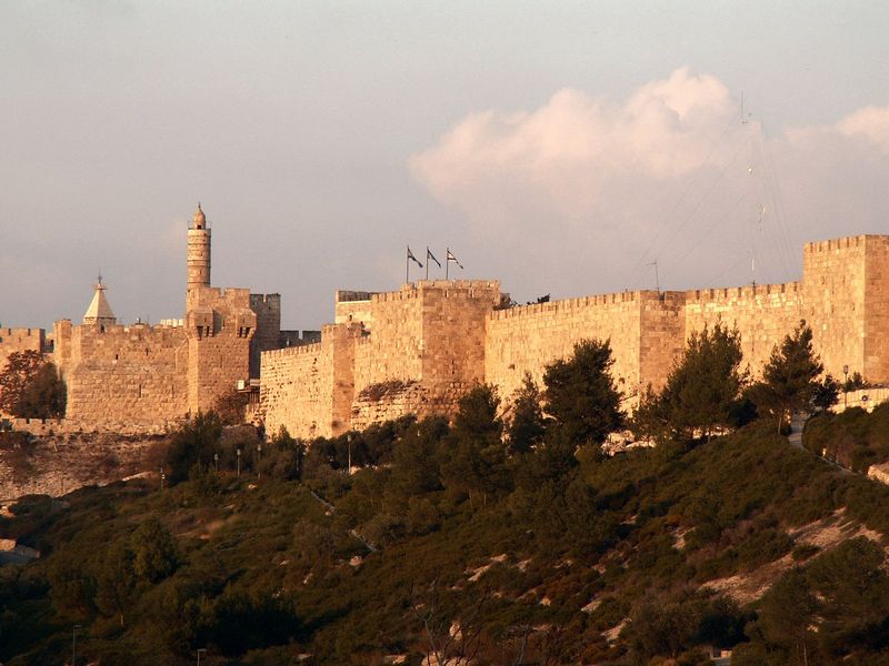 Soubor:Jerusalem, city wall.jpg