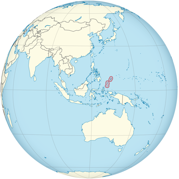 Soubor:Palau on the globe (Southeast Asia centered) (small islands magnified).png