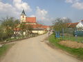 Hrusice CZ village centre from S 202.jpg