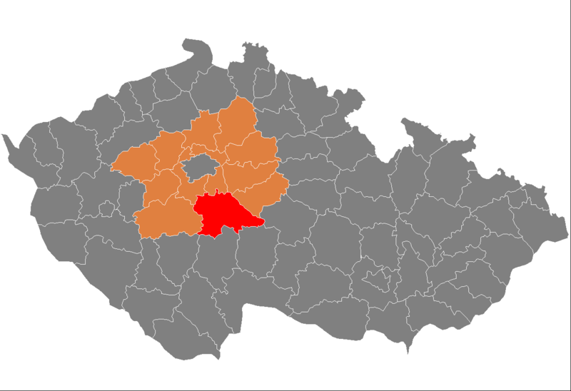Soubor:Map CZ - district Benesov.PNG
