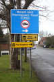 C road sign at Kentford - geograph.org.uk - 1119268.jpg