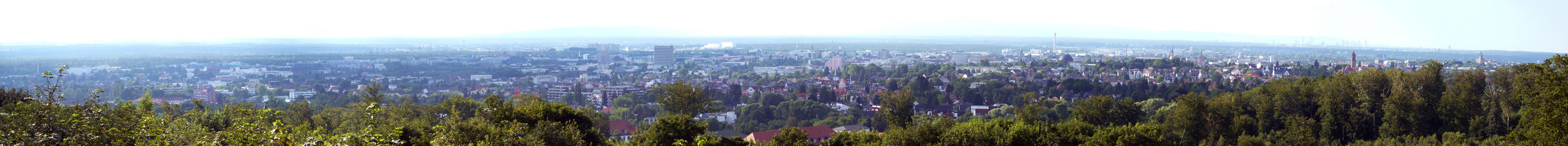 Panorama Darmstadtu