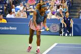 Serena Williams bojuje v 1. kole US Open 2013
