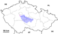 Sázava River (CZE) - location and watershed.png