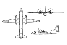 Náčrt letounu Antonov An-32