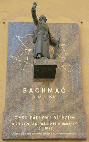 Battle of Bachmac memorial plaque.jpg