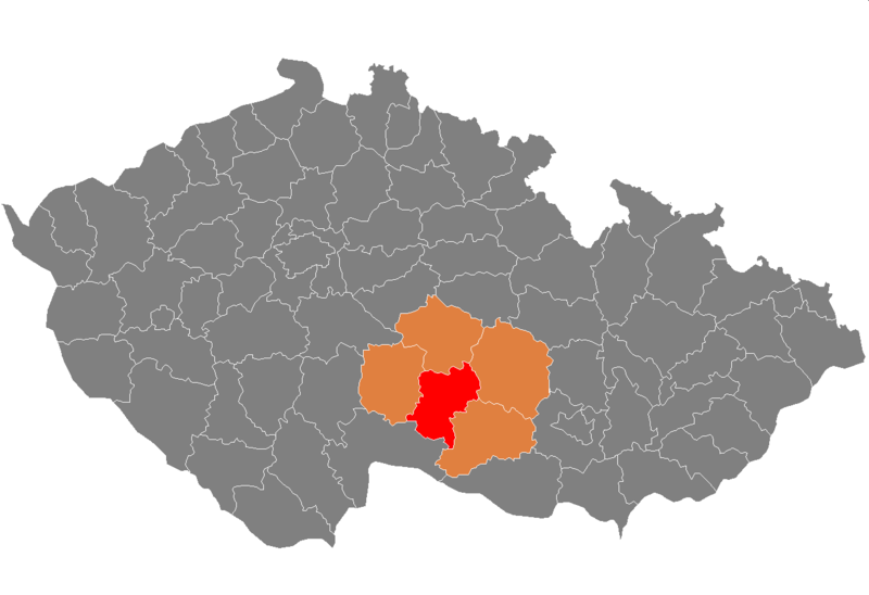Soubor:Map CZ - district Jihlava.PNG