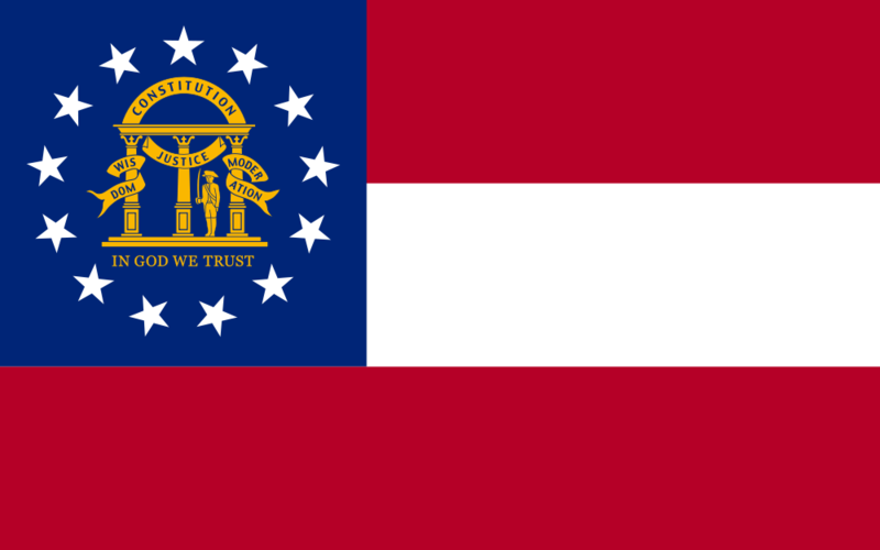 Soubor:Flag of Georgia (U.S. state).png
