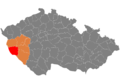 Map CZ - district Domazlice.png