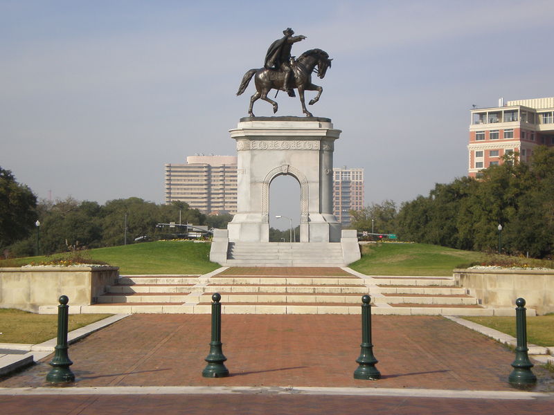 Soubor:Sam Houston monument, Hermann Park.jpg