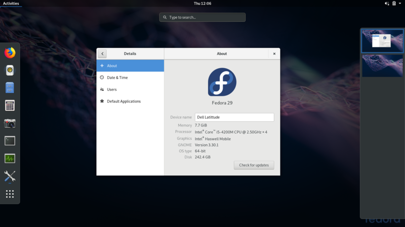 Soubor:Fedora 29 (2018, 10) running GNOME Shell 3.30 (2018, 09) under Wayland.png