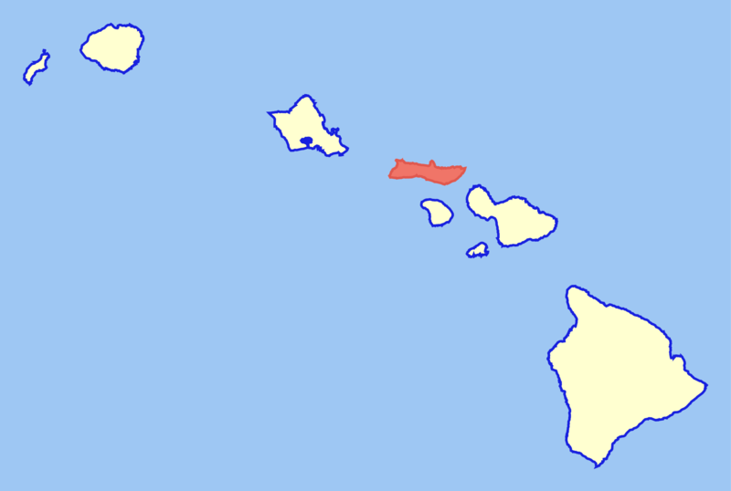Soubor:Map of Hawaii highlighting Molokai.png